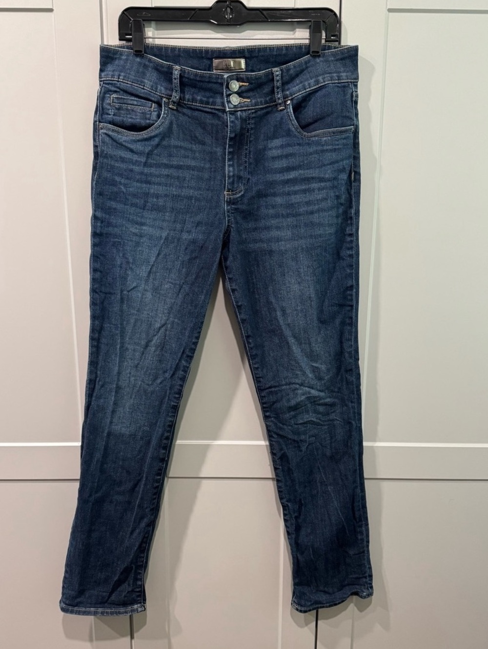 KUT from the Kloth Catherine High Rise Boyfriend Jeans in Blue Waist 10
